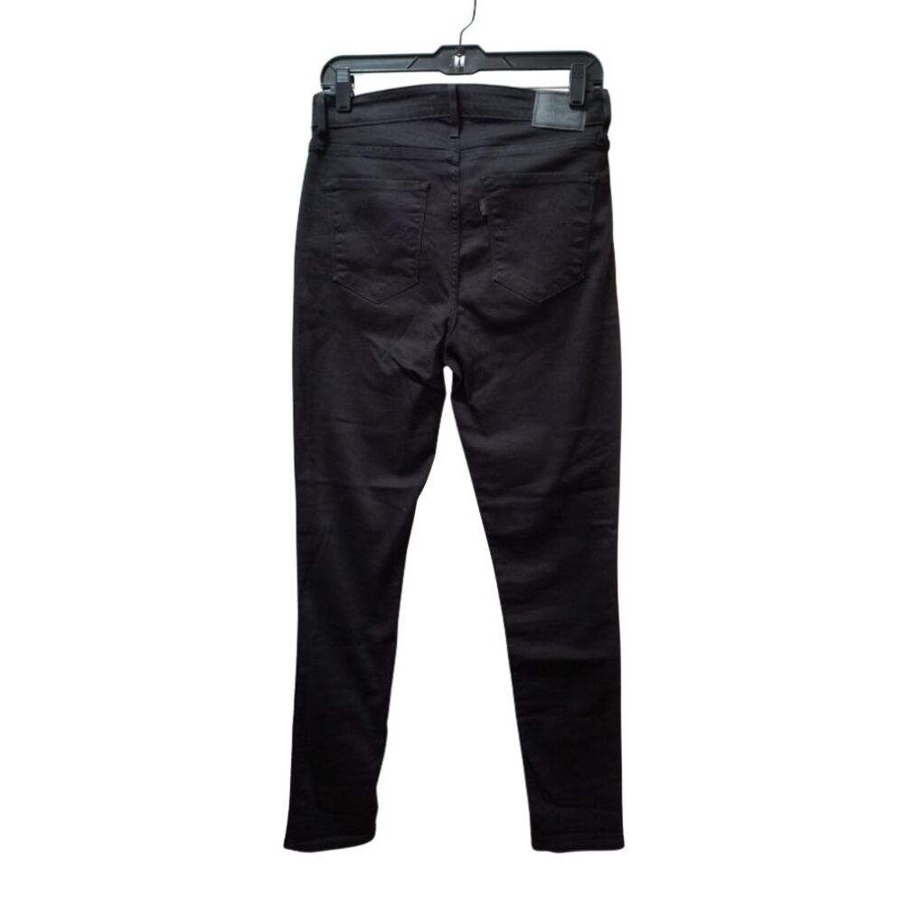 Levi’s 721 High Rise Skinny Jeans Women’s 30x30 Black Stretch Denim - Picture 2 of 5